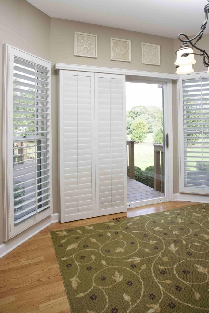 Using Plantation Shutters for Sliding Glass Doors